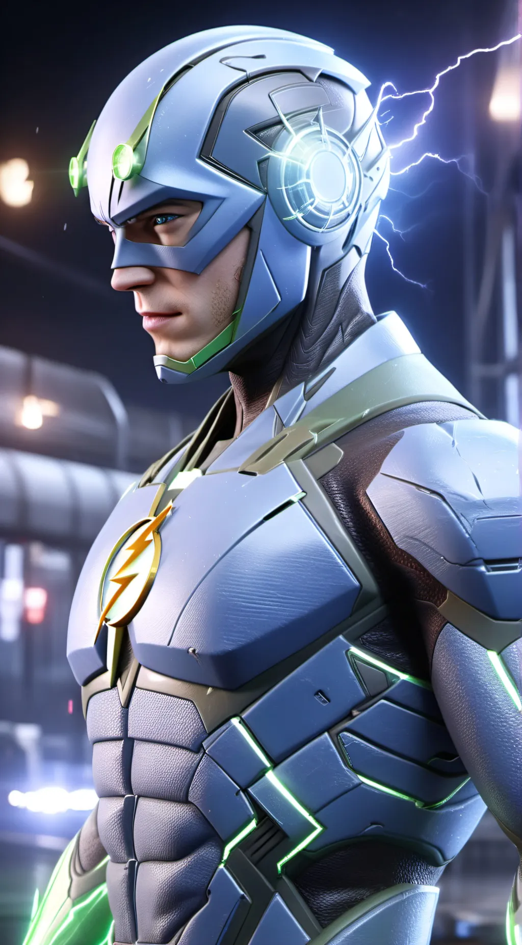 ai character: Mind control flash background