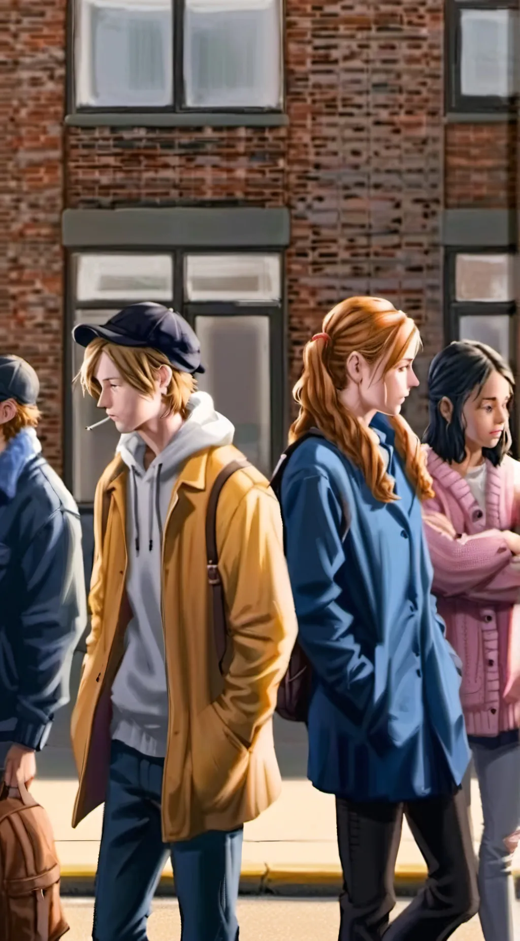 ai character: teenages background