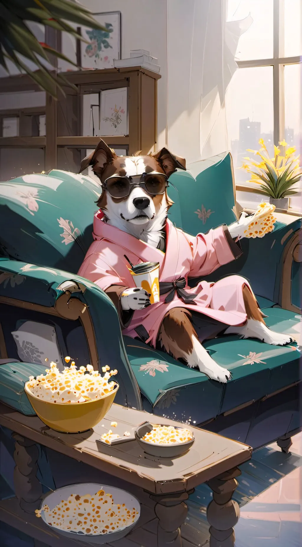 ai character: Chillaxer background