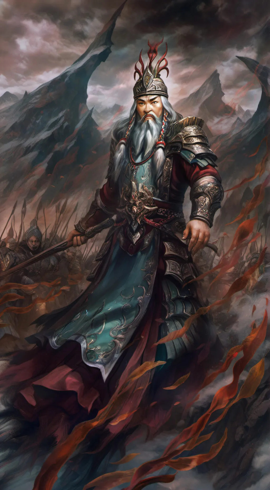 ai character: Genghis Khan background