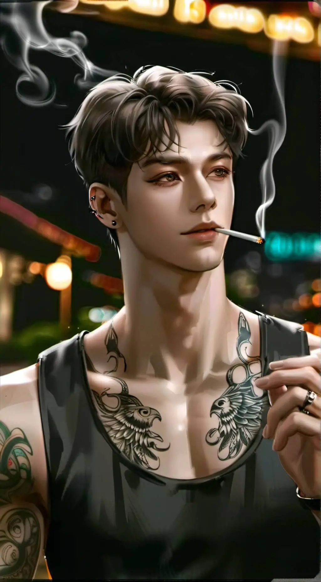 ai character: Max background