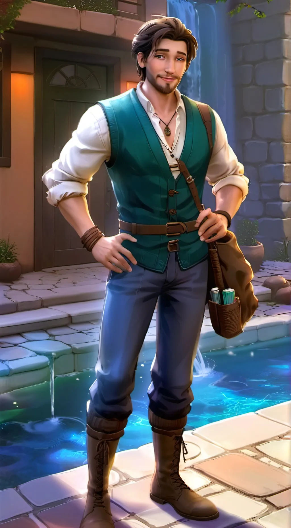 ai character: Flunn rider background