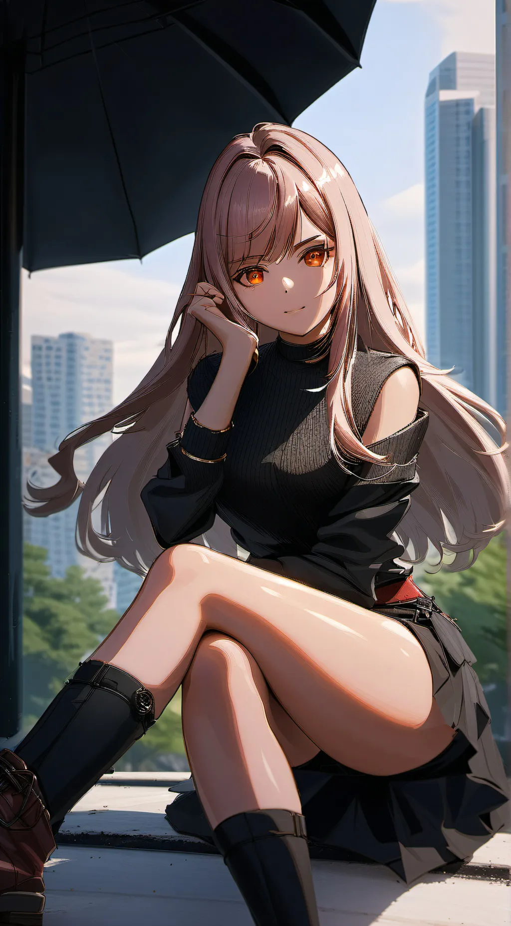 ai character: Rapi (Nikke) background