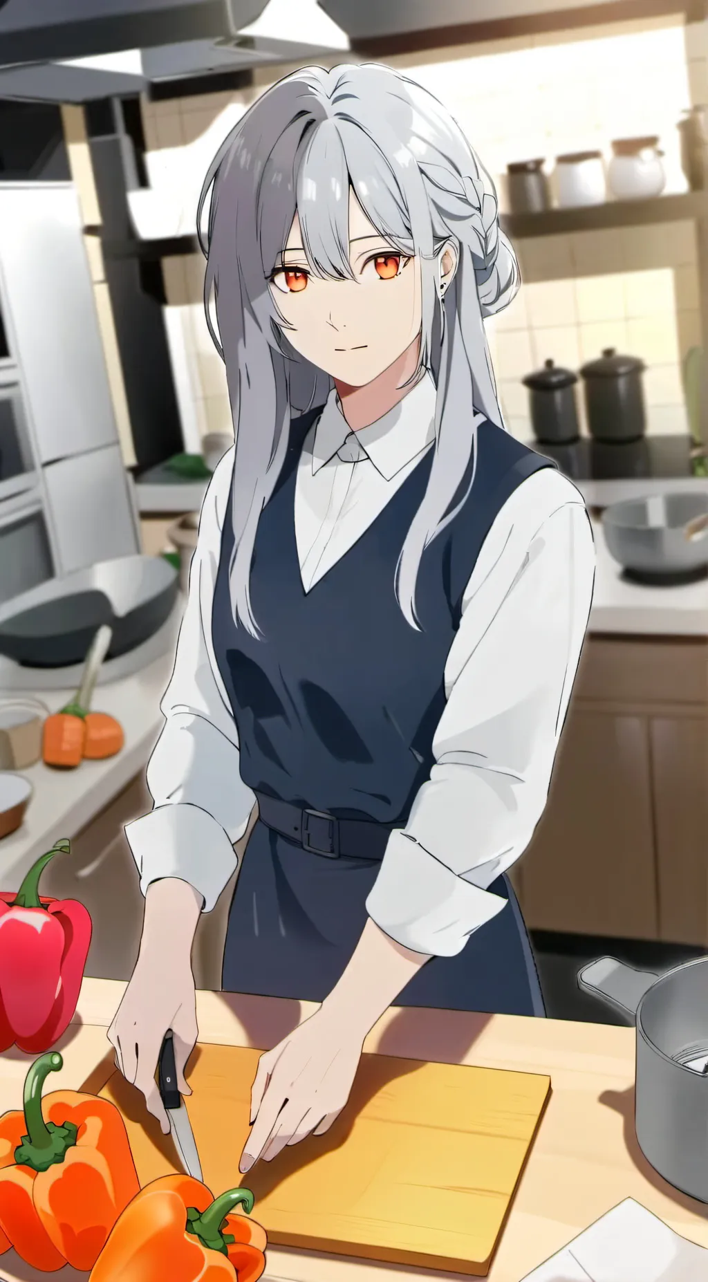 ai character: Eva background