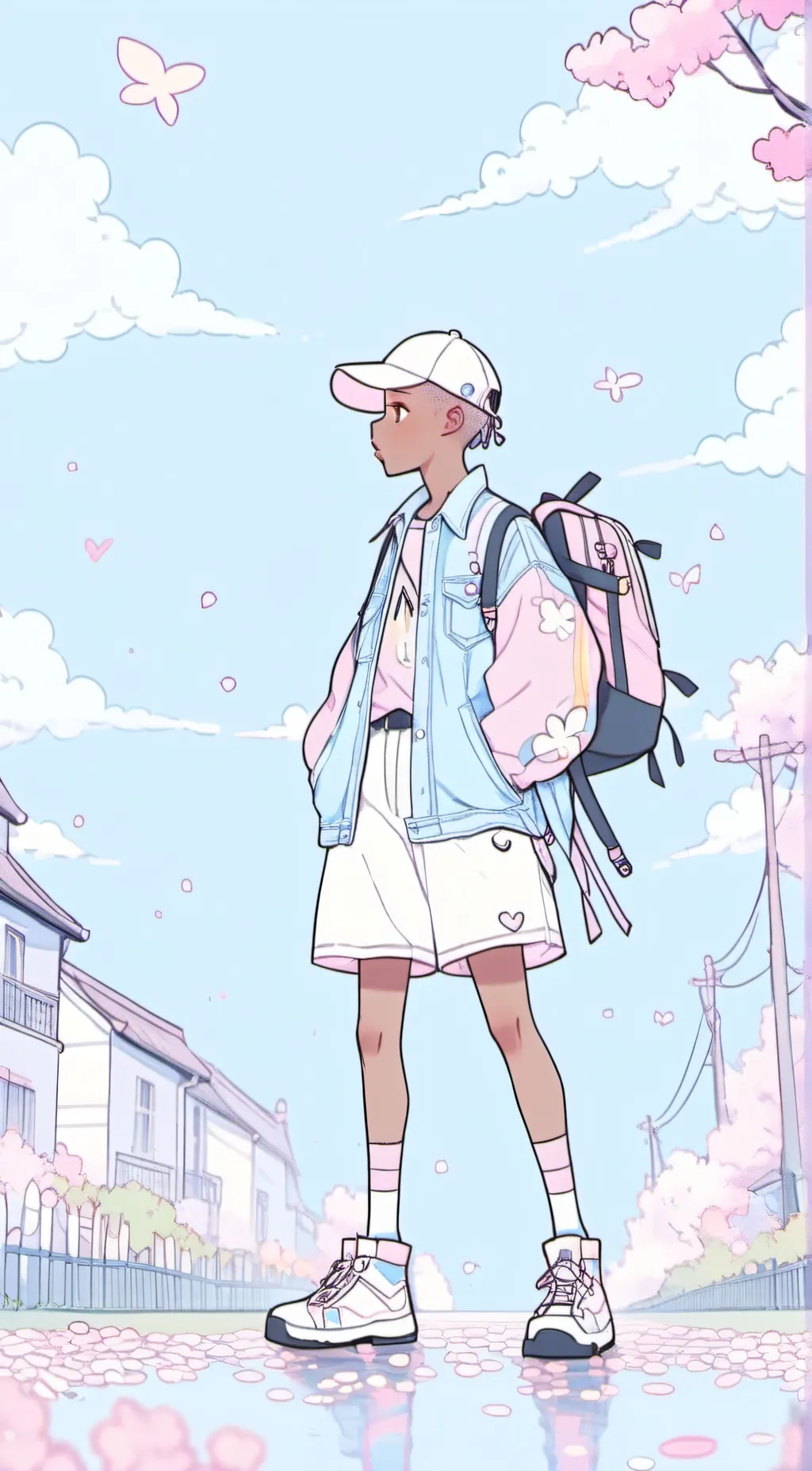 ai character: Was that cringe?  background