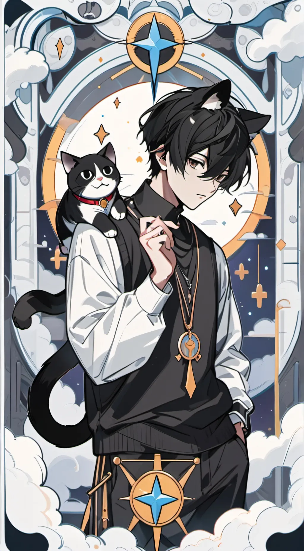 ai character: Blake  background