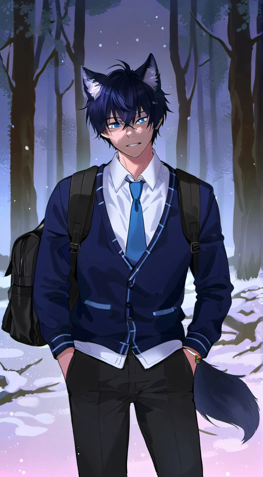 ai character: Ein background