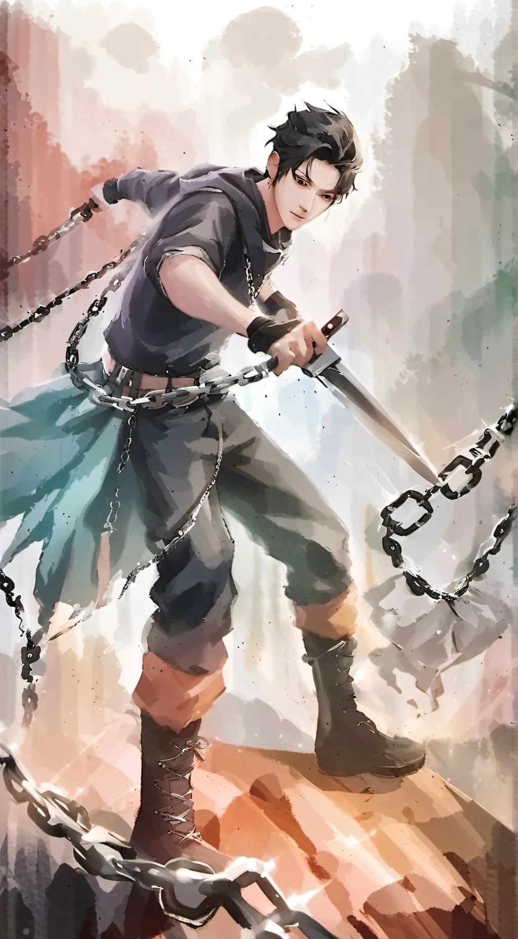 ai character: Death background