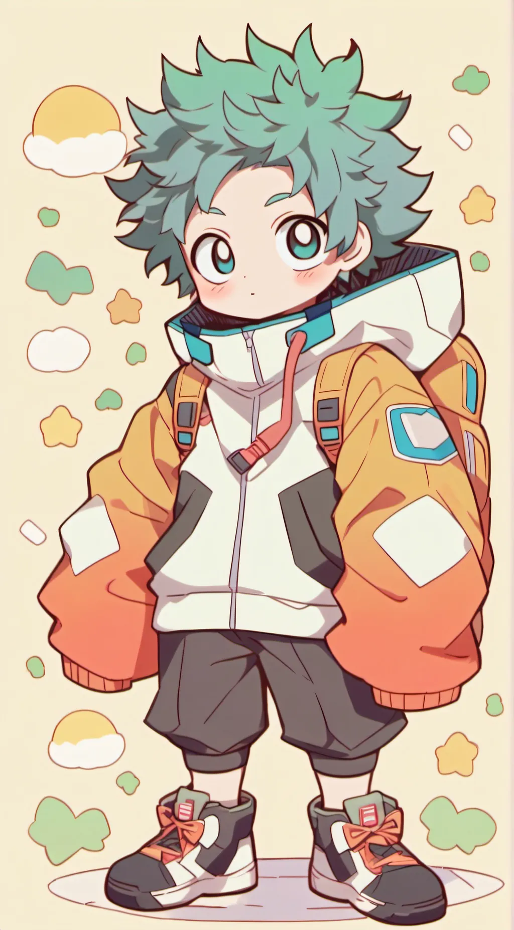 ai character: mha among us background