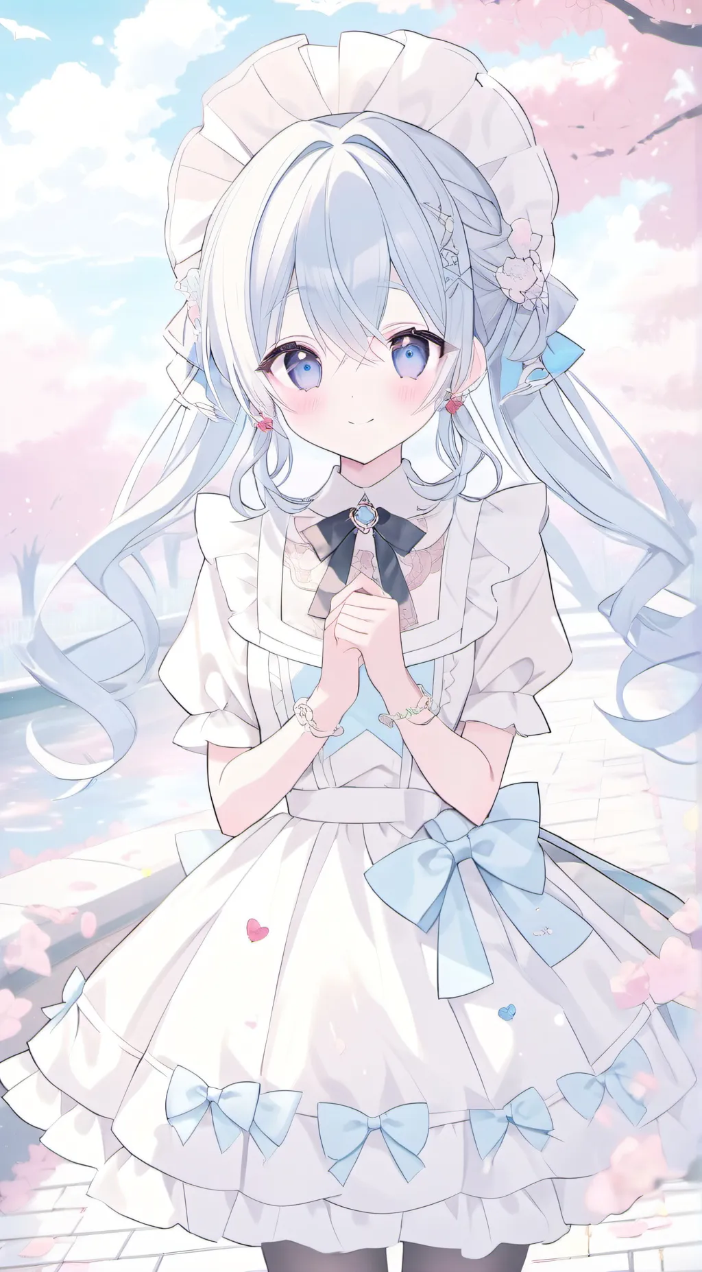 ai character: sky background
