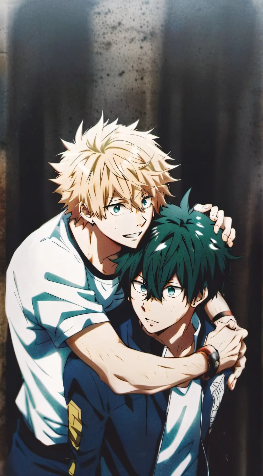ai character: Prince deku-bakugo background