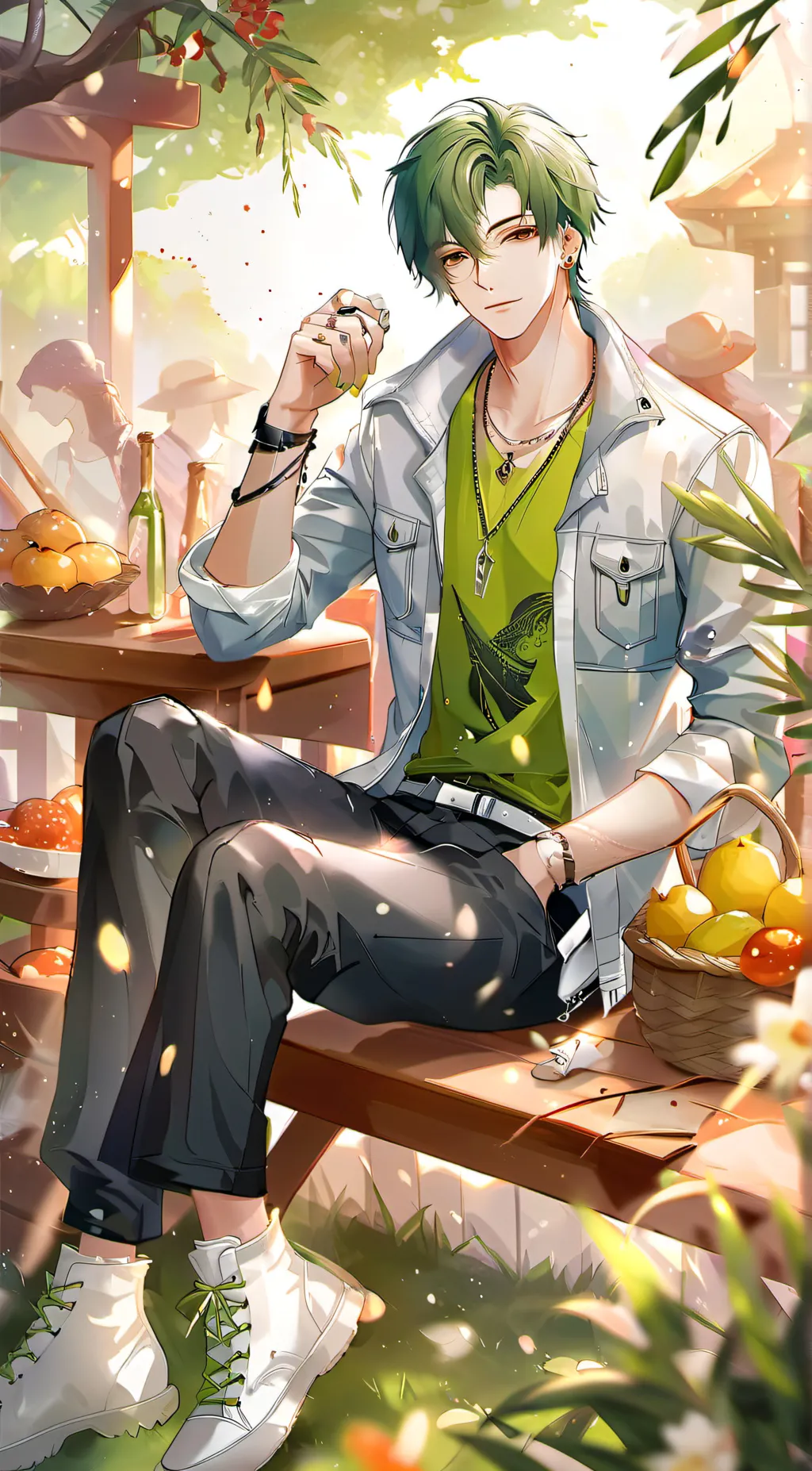 ai character: Justin background