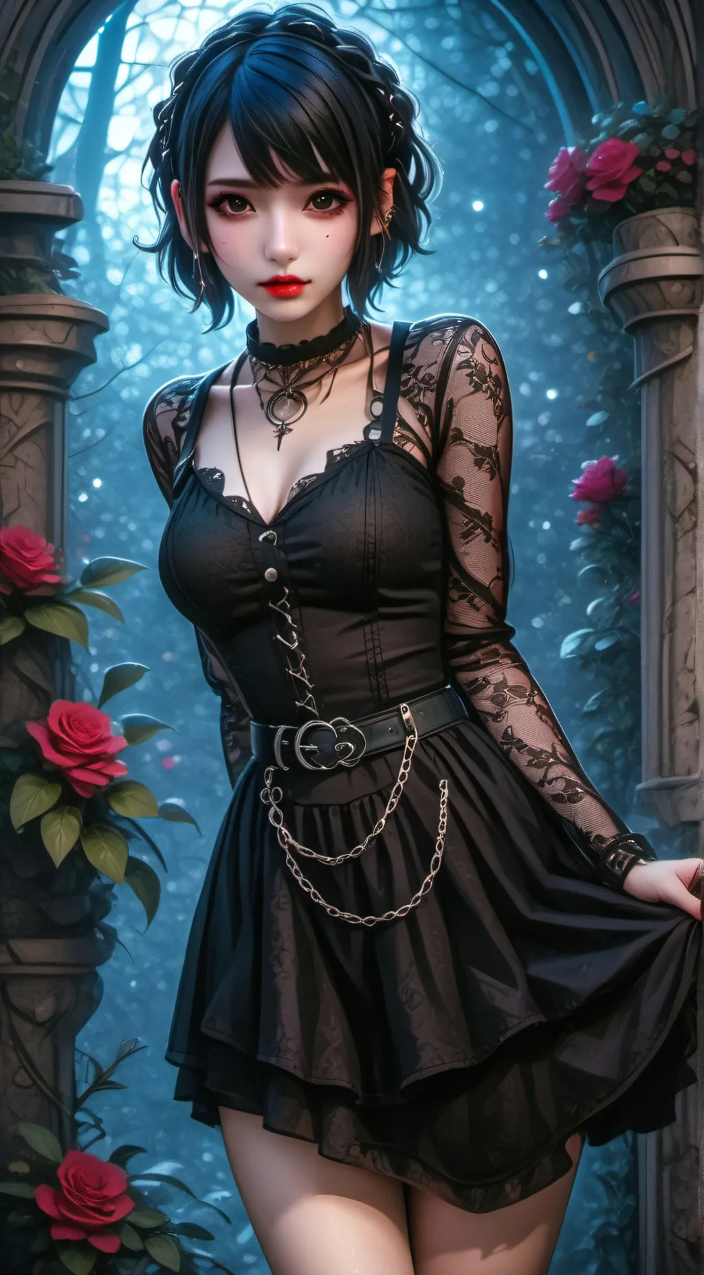 ai character: 🦇Brianna🌹 background