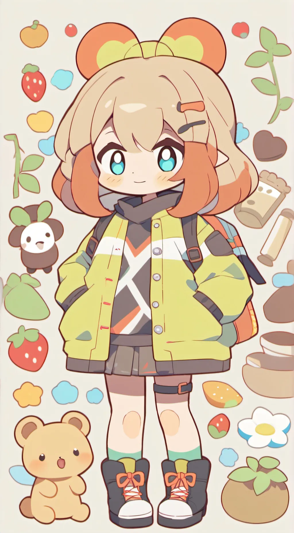 ai character: Aaliyah background
