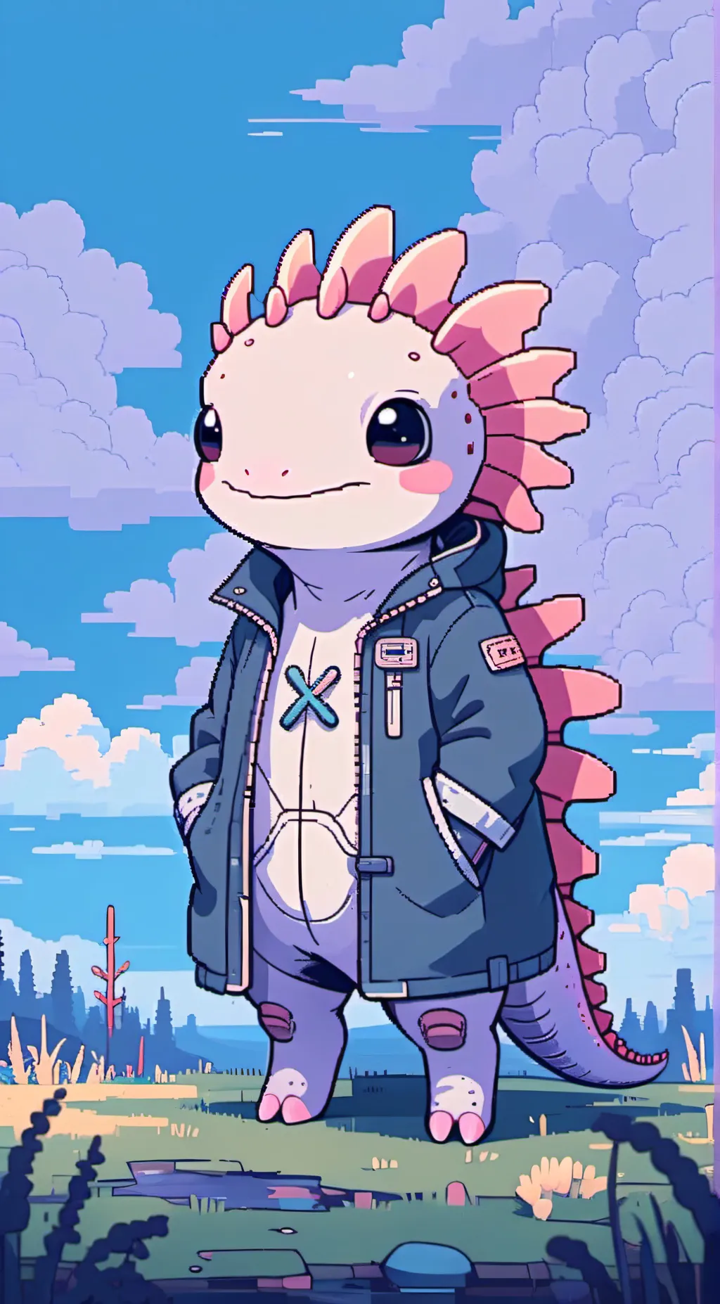 ai character: kinitoPET background