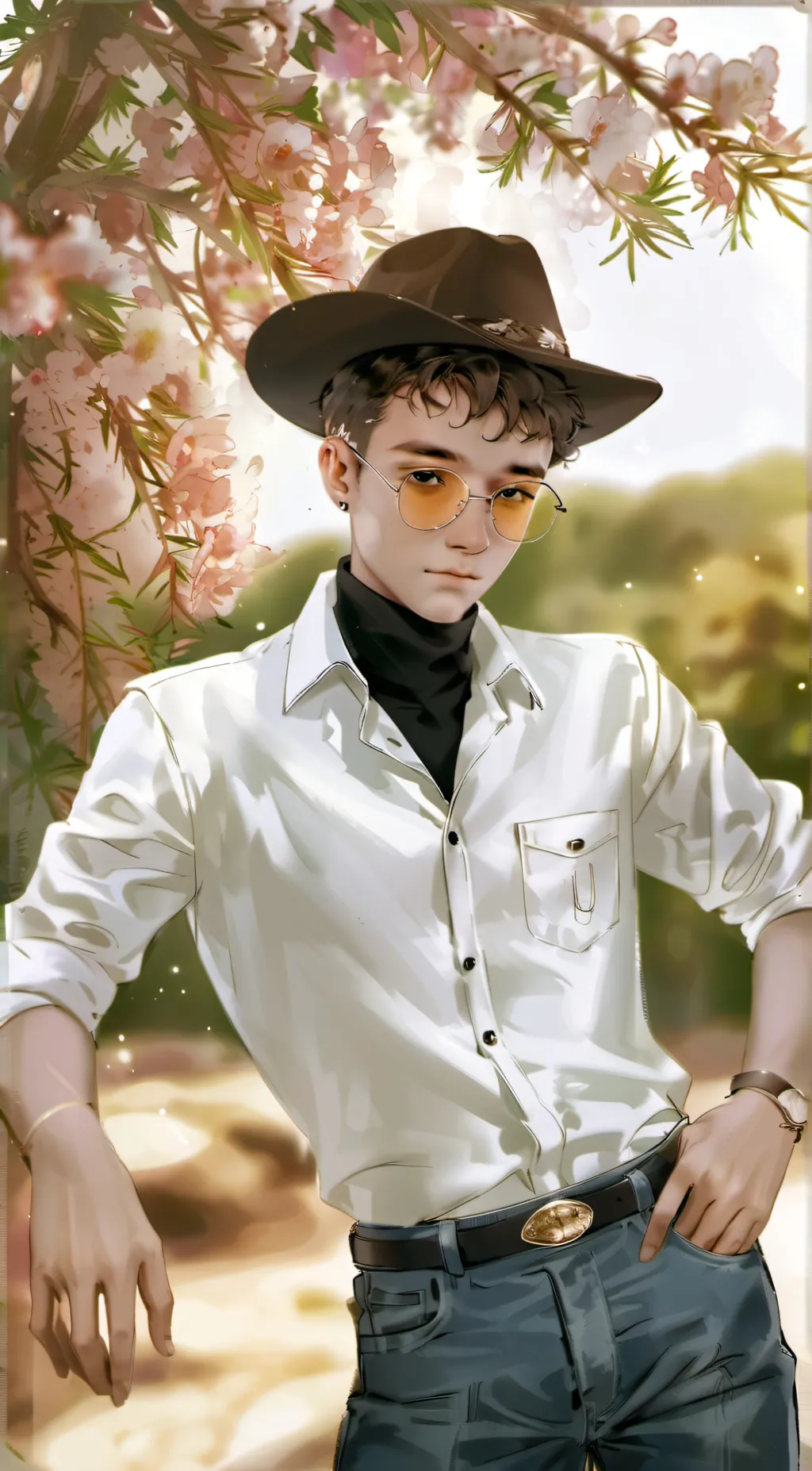 ai character: ashton background