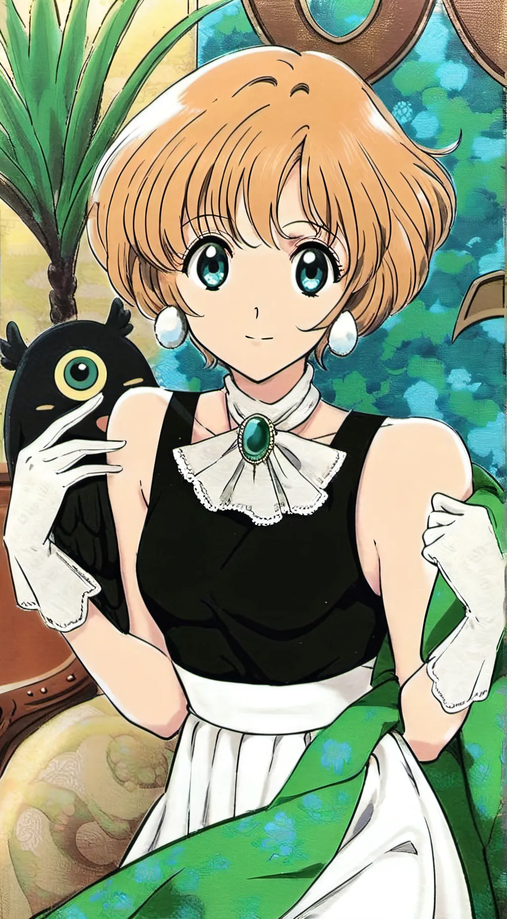 ai character: clover background