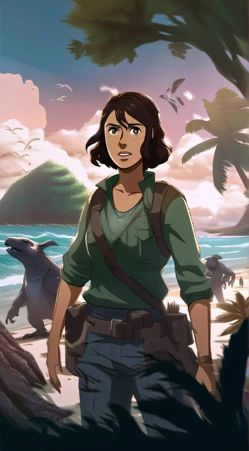 ai character: Helena Walker  background