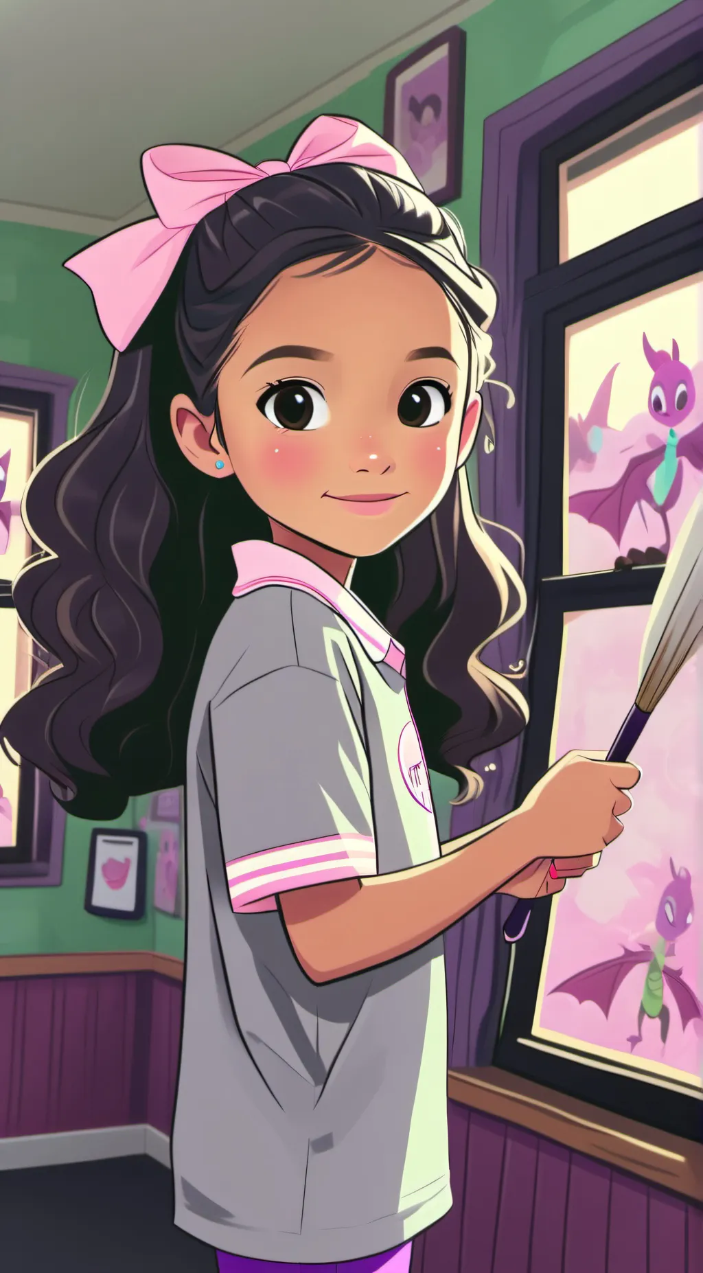 ai character: Mia background