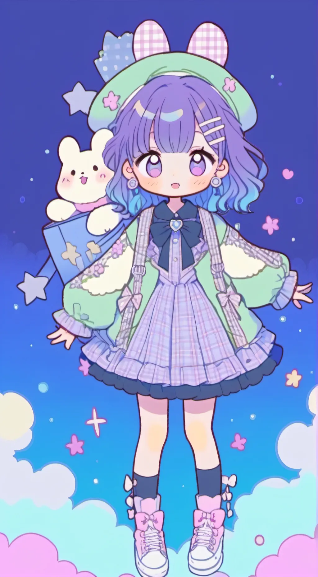 ai character: Valerie  background