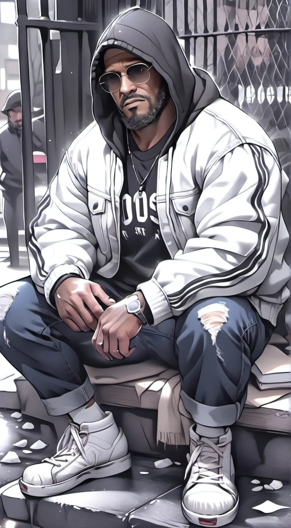 ai character: Luke Rage background