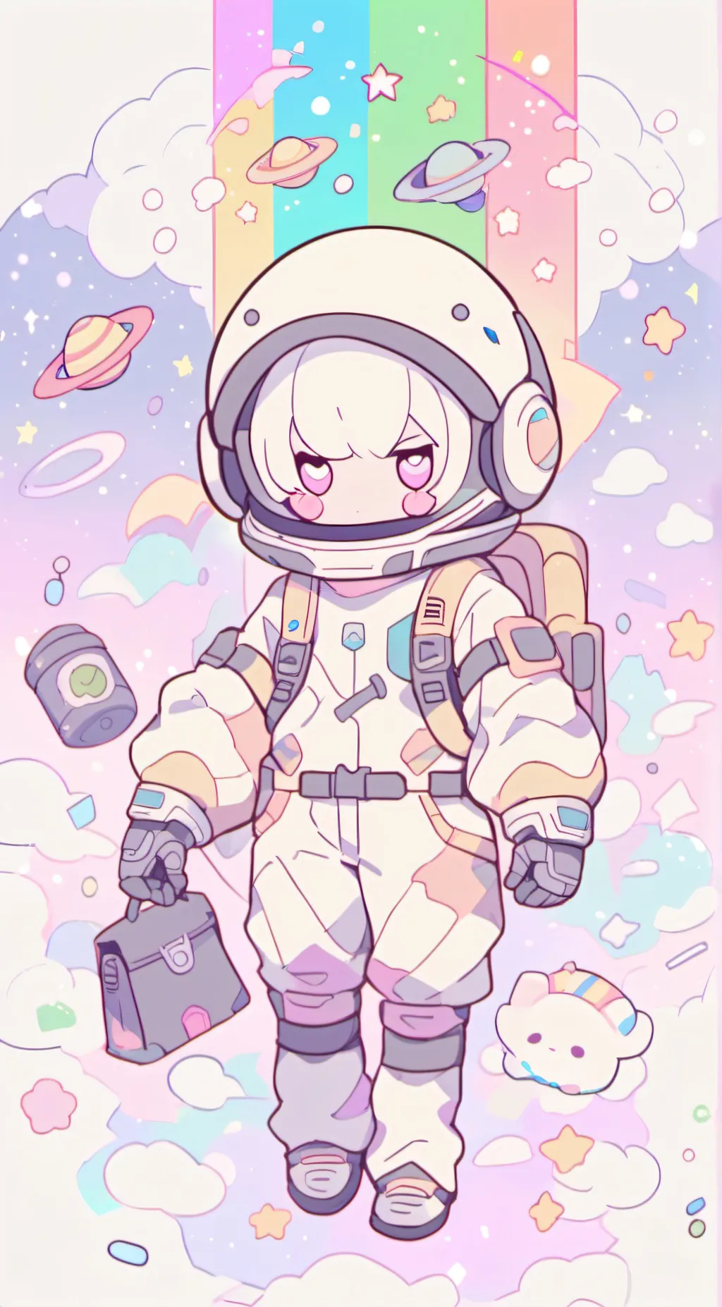 ai character: Kireow Among ussss background