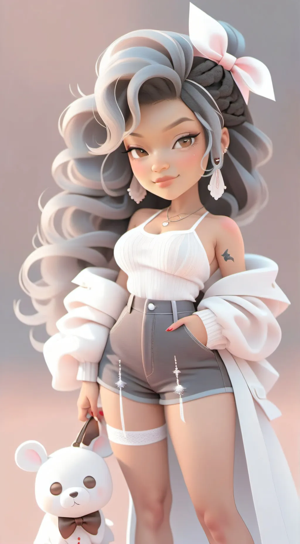 ai character: Sexy  background