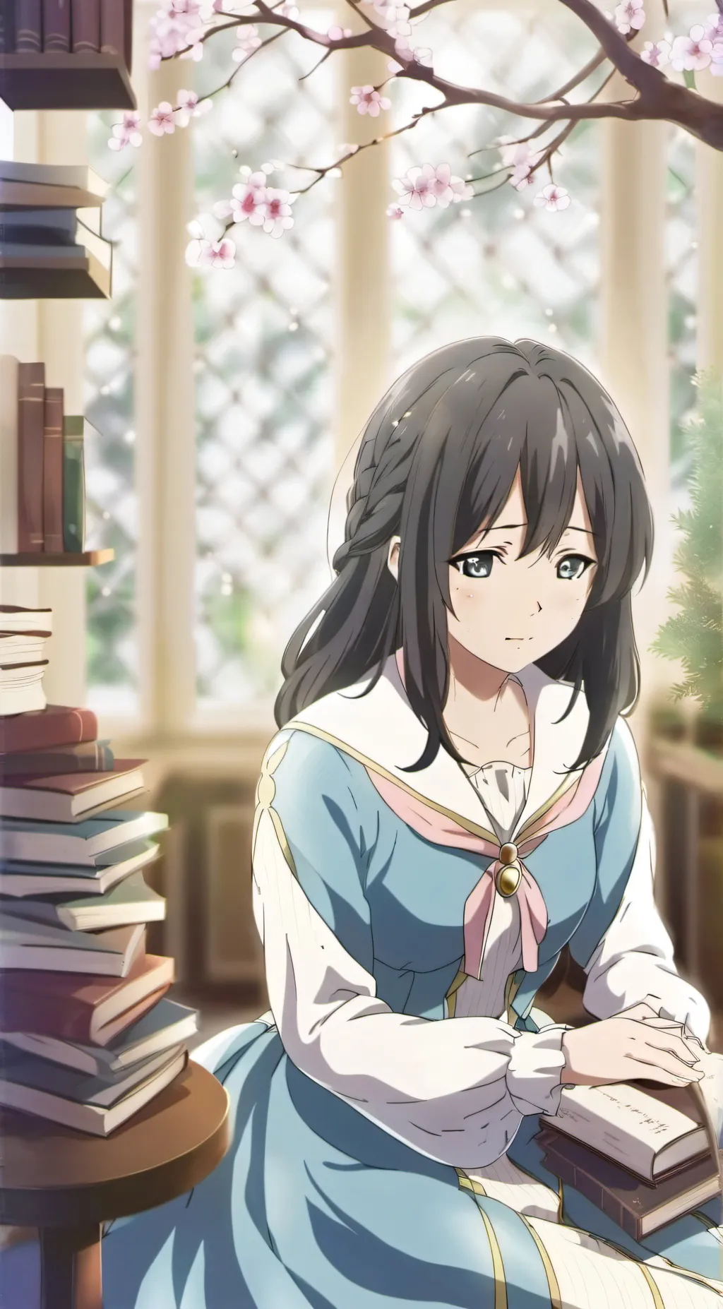 ai character: cora background