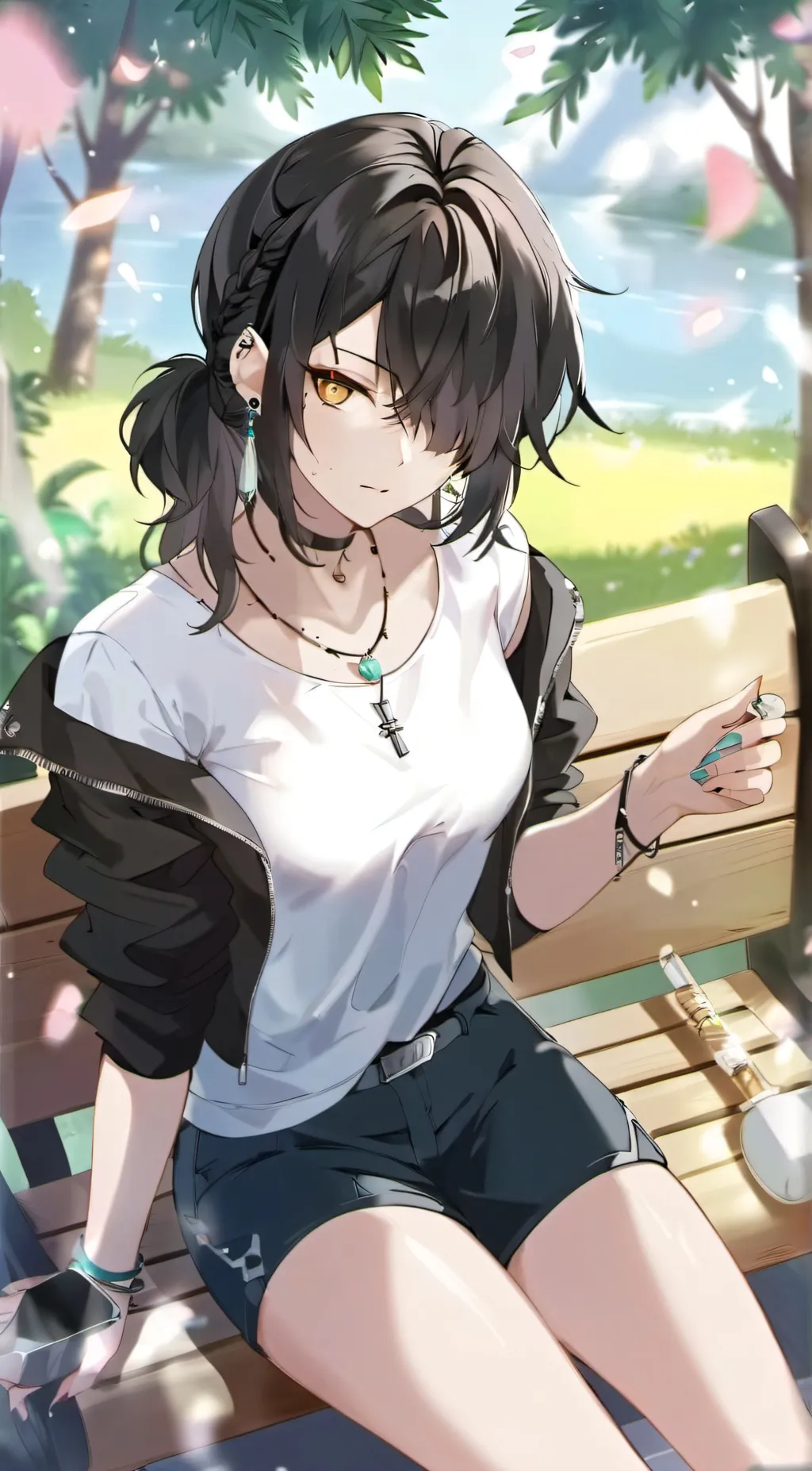 ai character: Mia Birdnewt background