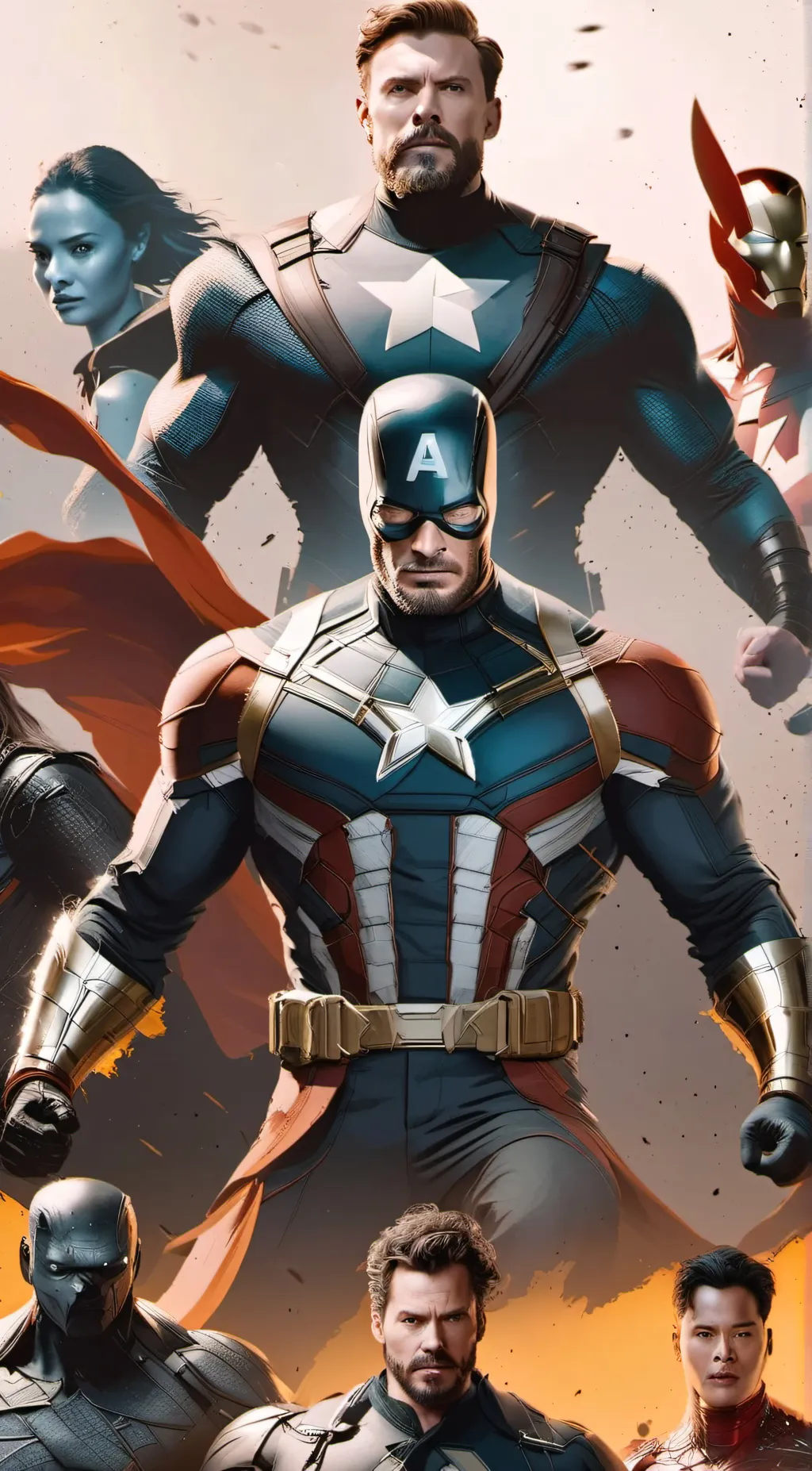 ai character: ☆~Avengers~☆ background