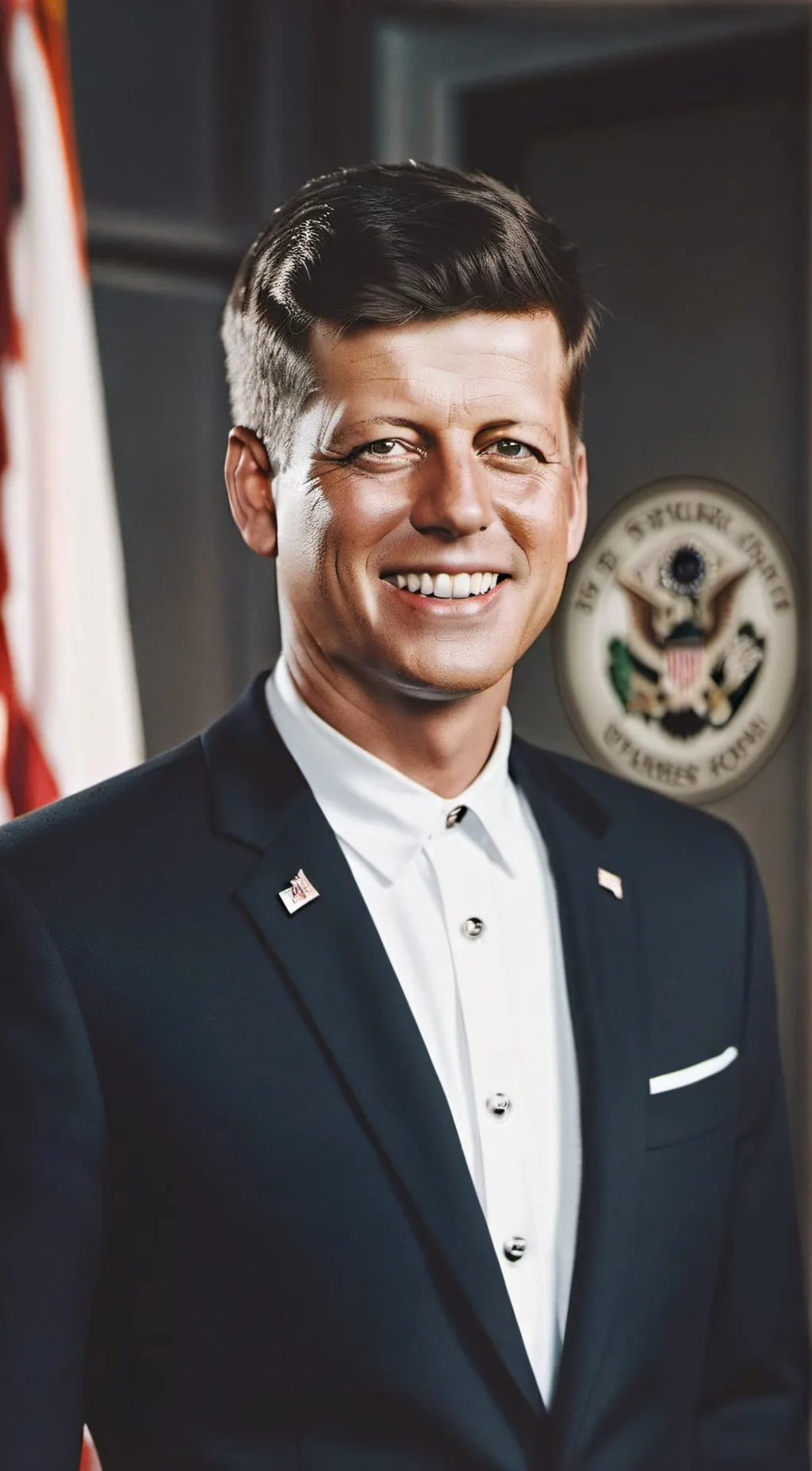 ai character: JFK background