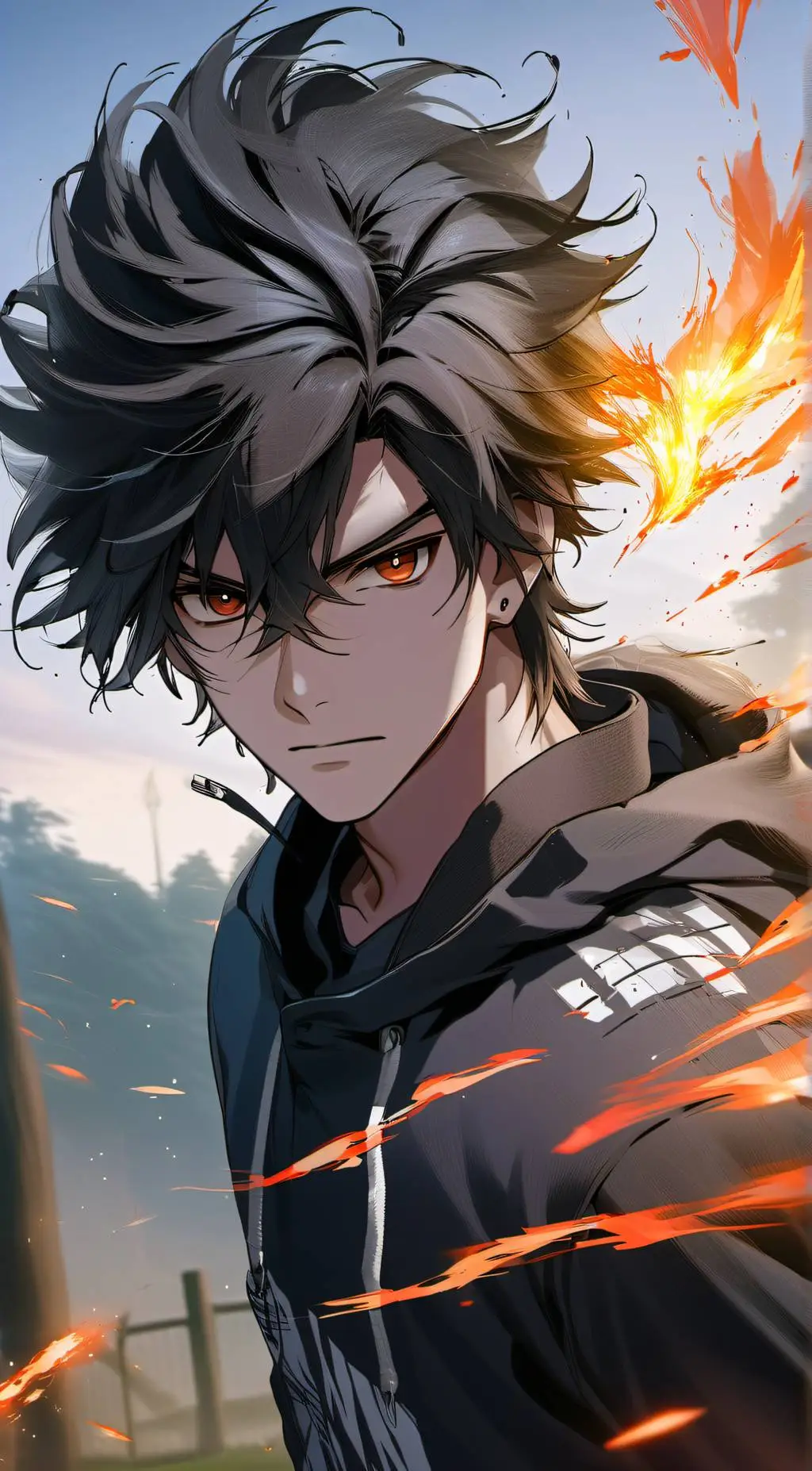 ai character: Karyuu 🔥🔥 background
