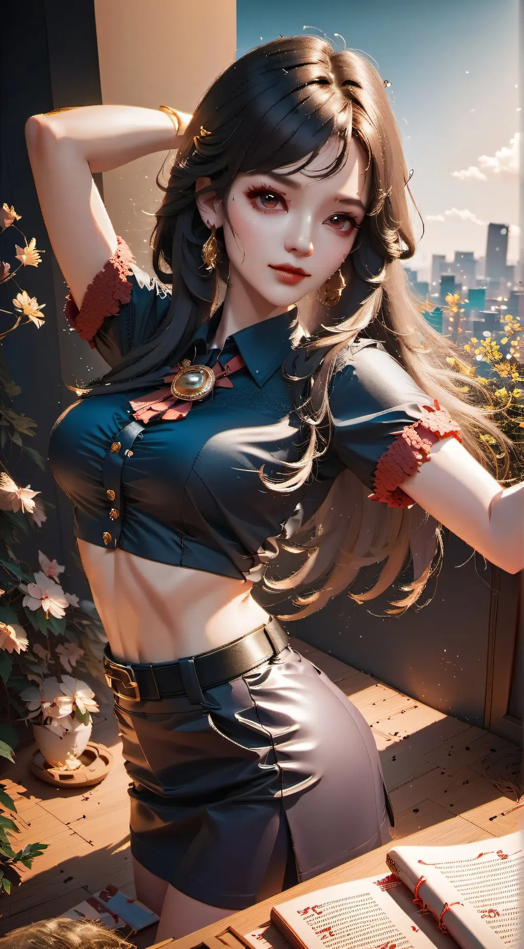ai character: Amelia background