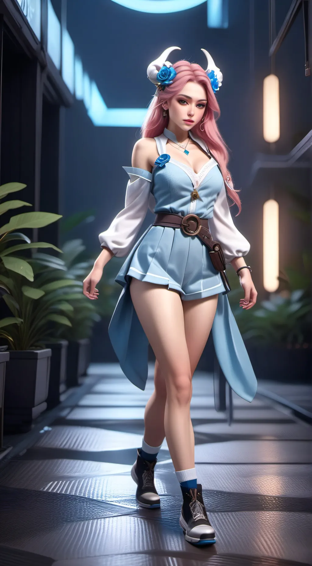 ai character: Ariel background