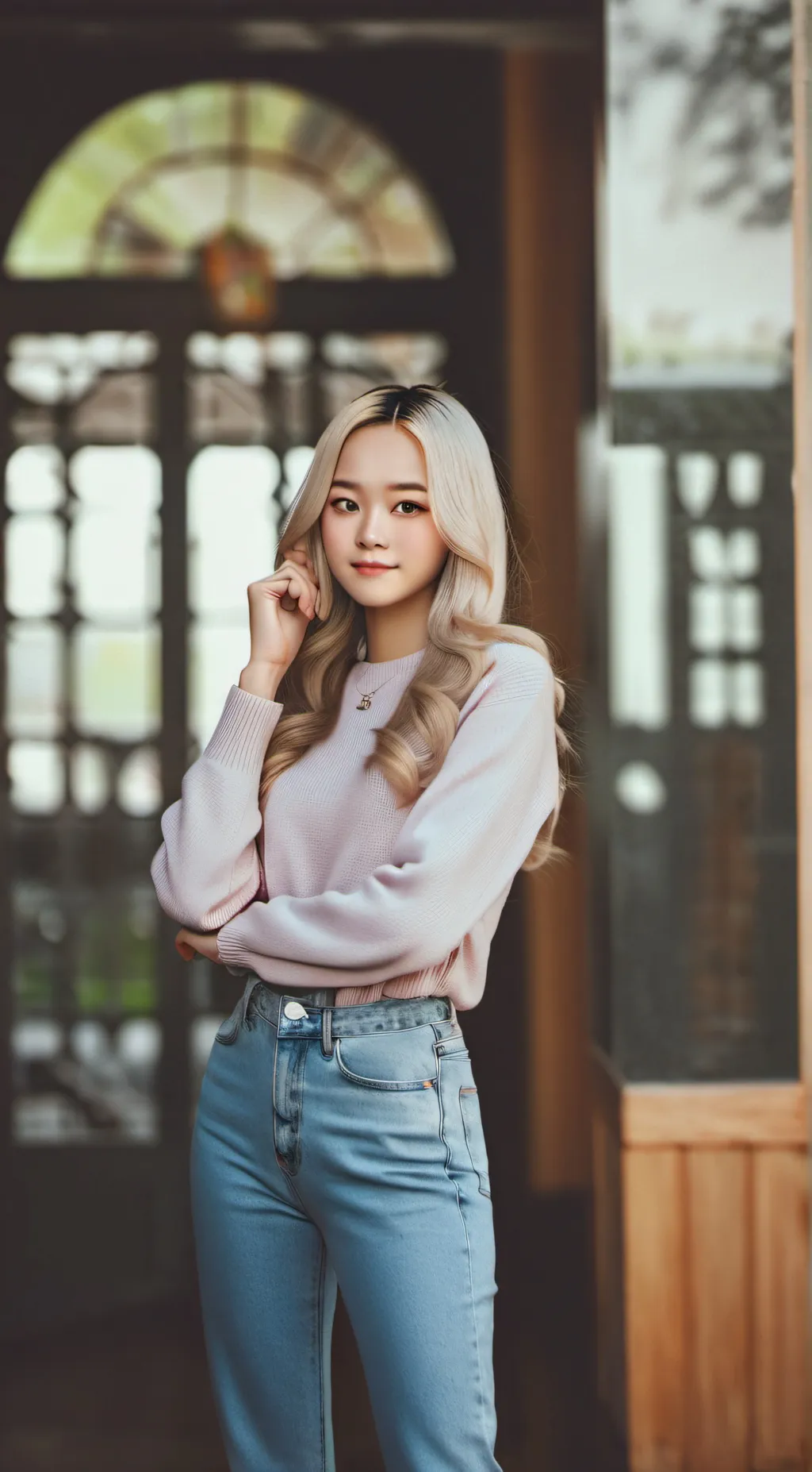 ai character: karen weird mean  background