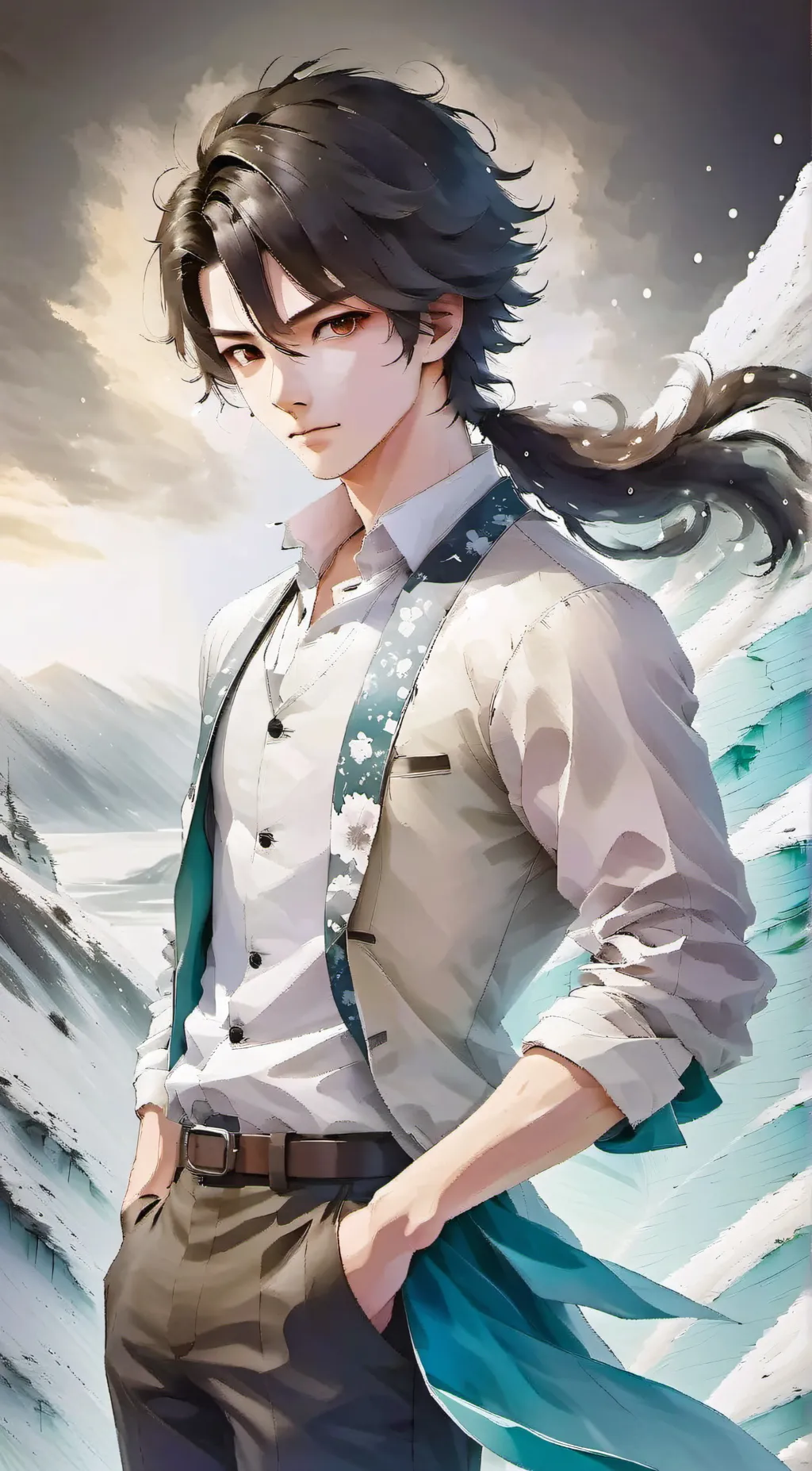 ai character: Jun Kadokawa background