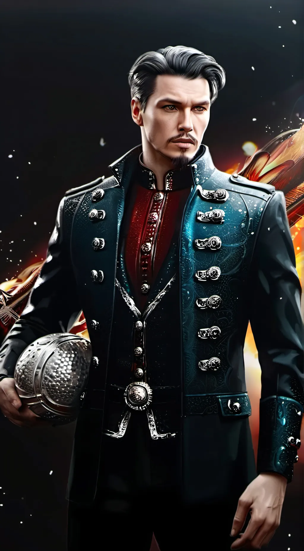 ai character: The great wall background