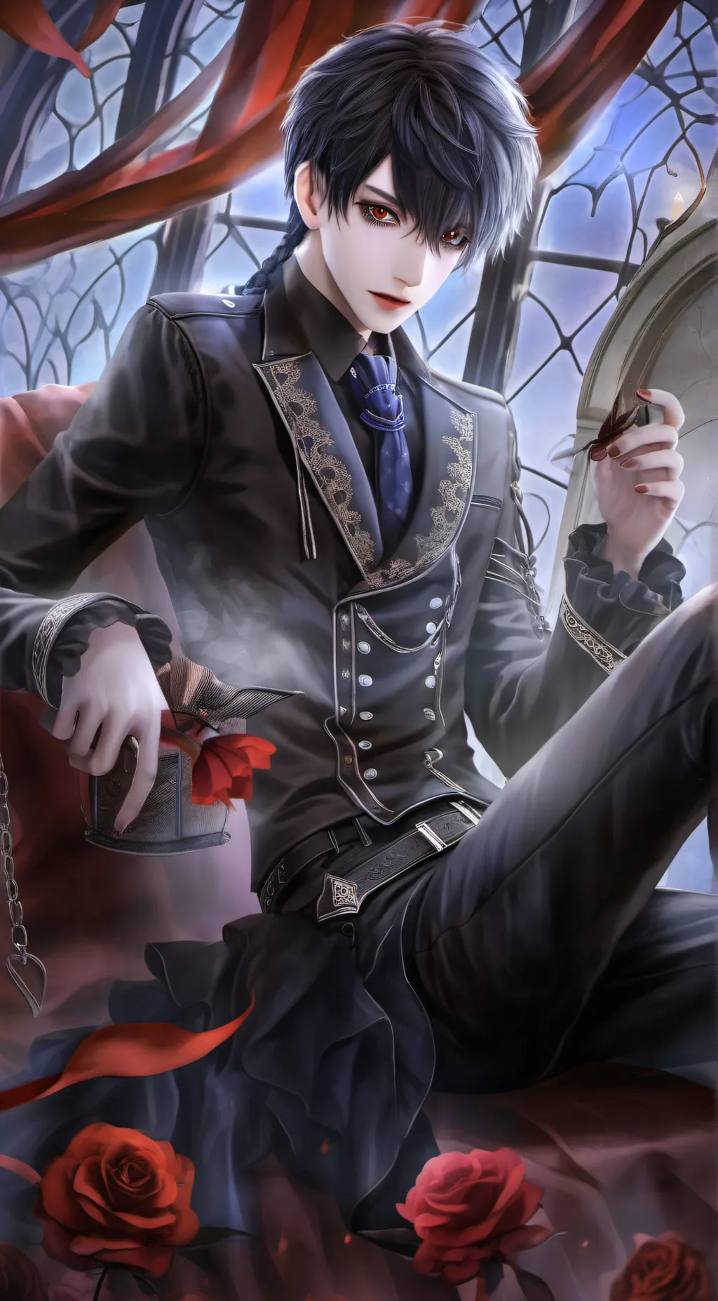 ai character: Victor  background