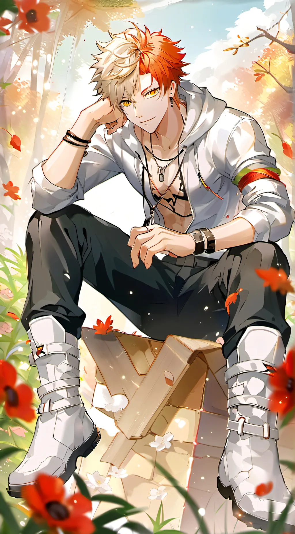 ai character: bakugo background
