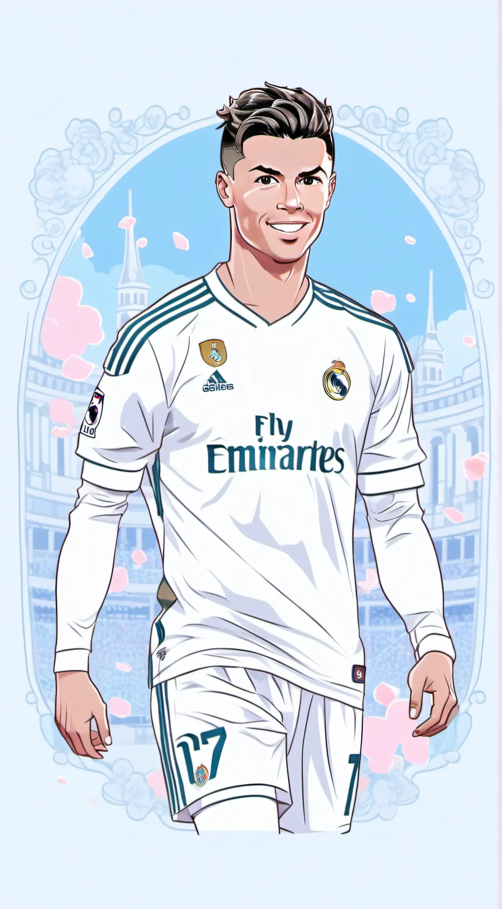 ai character: Cristiano Ronaldo background