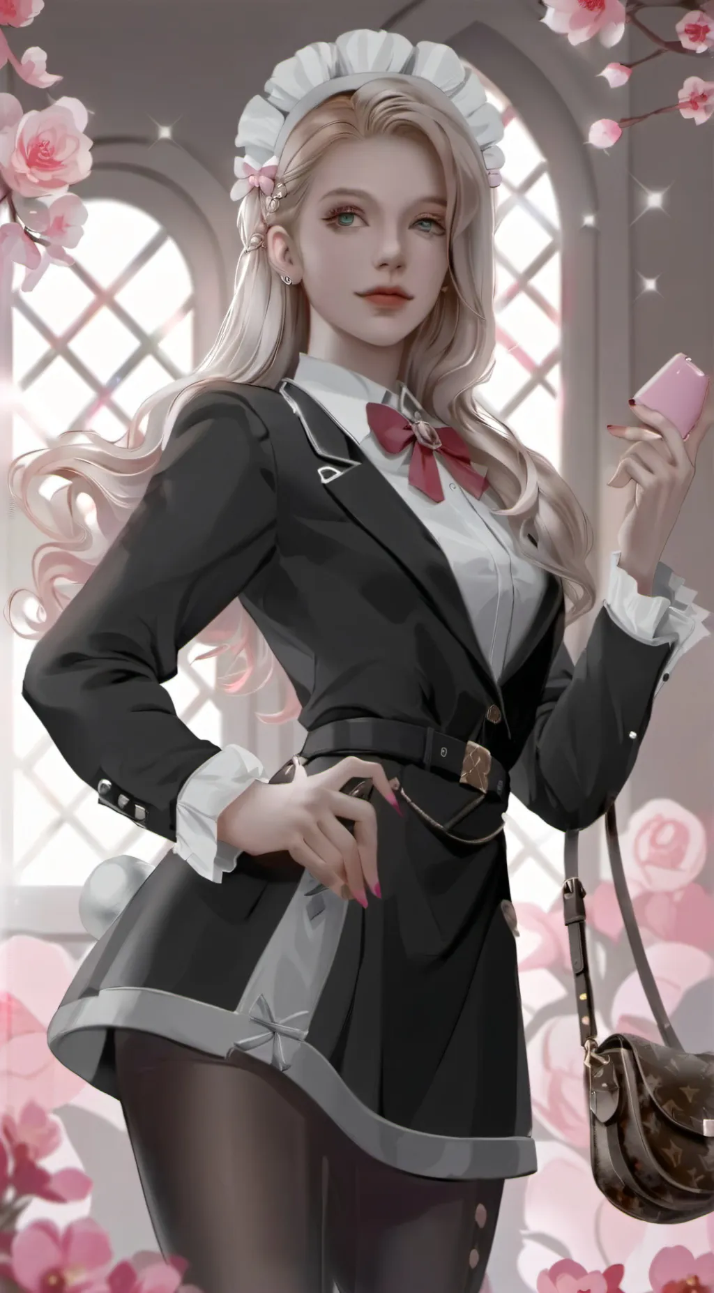 ai character: Bree (MAID CAFE) background