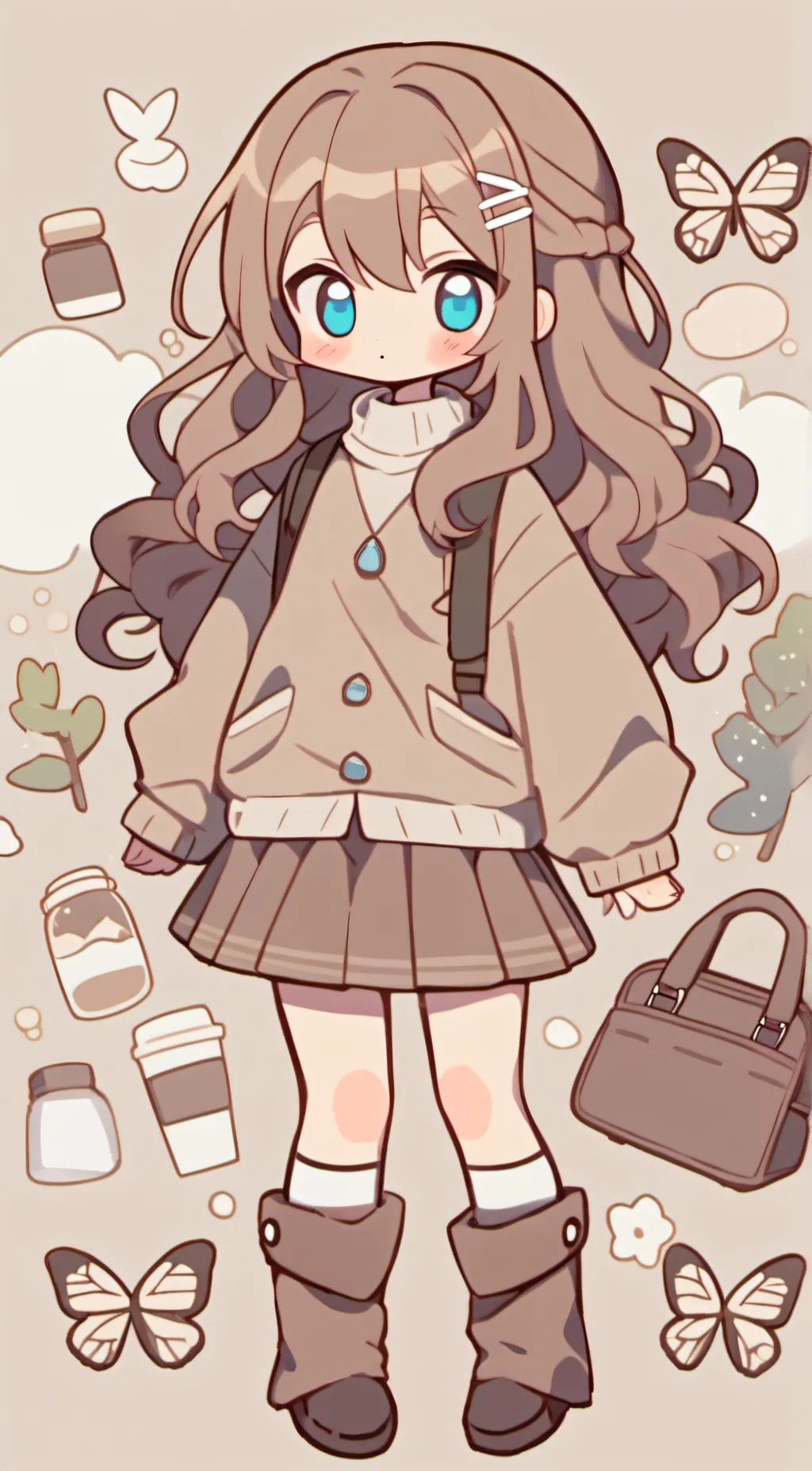 ai character: 🧋Bella🧋 background