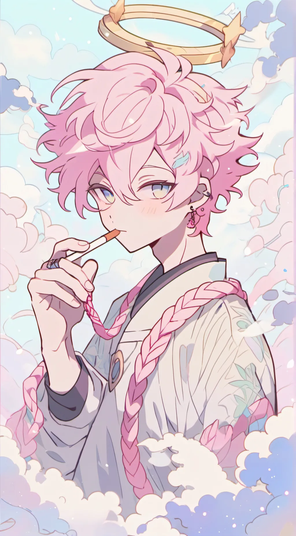 ai character: ango background
