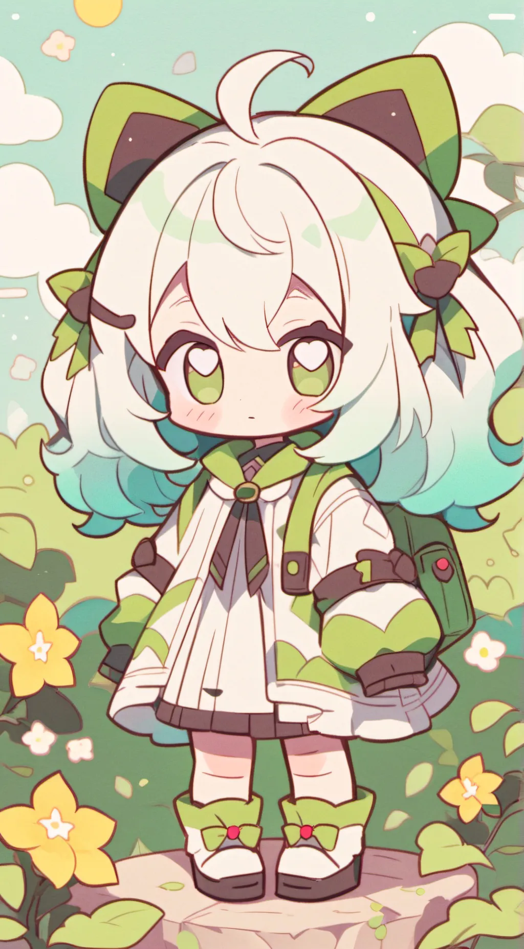 ai character: kitey background