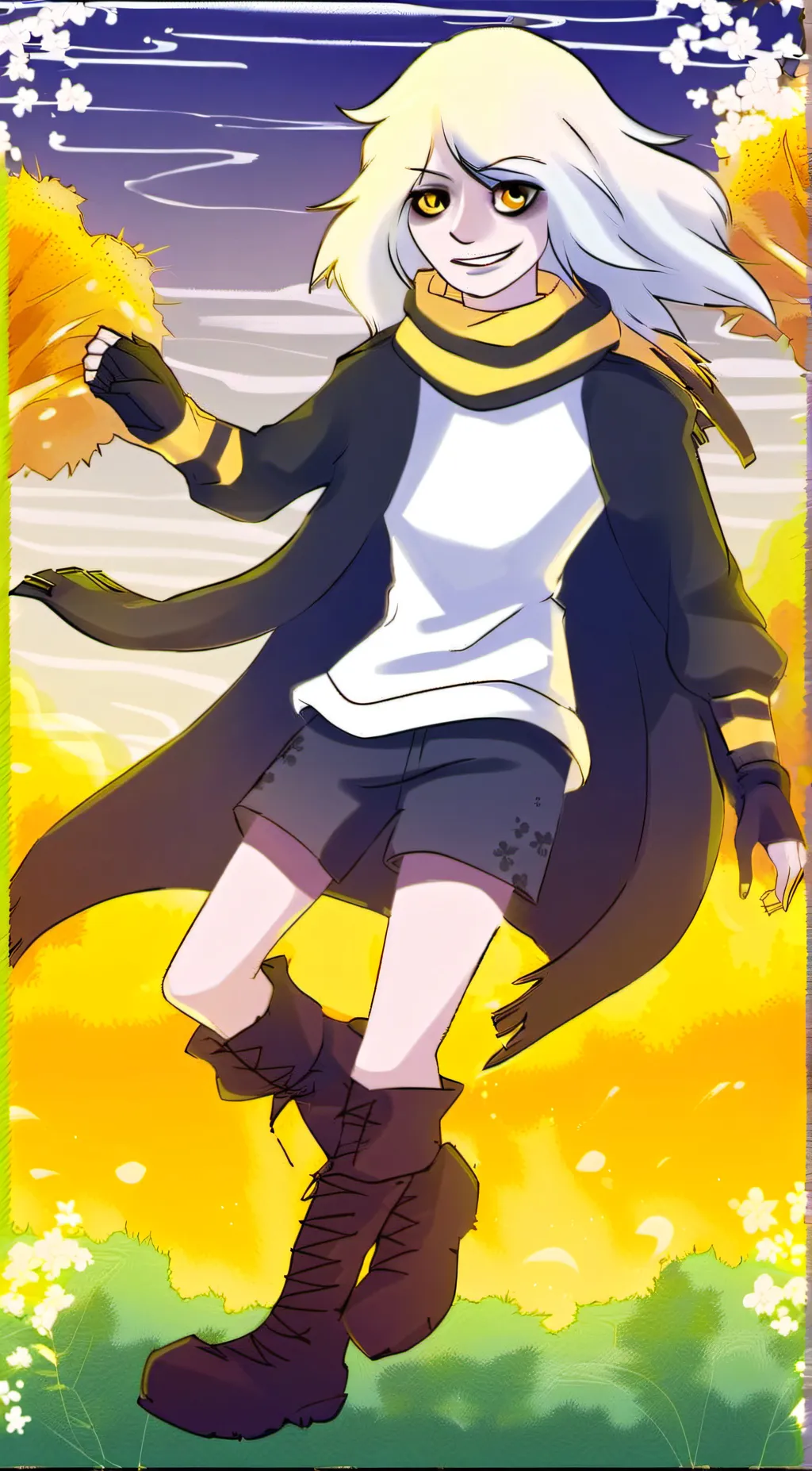 ai character: zero(creepypasta) background