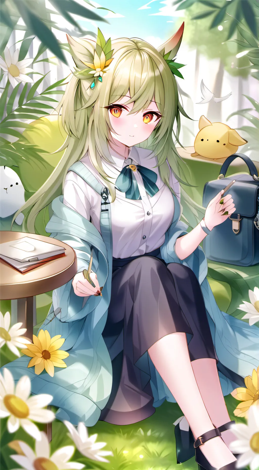 ai character: Ichika background