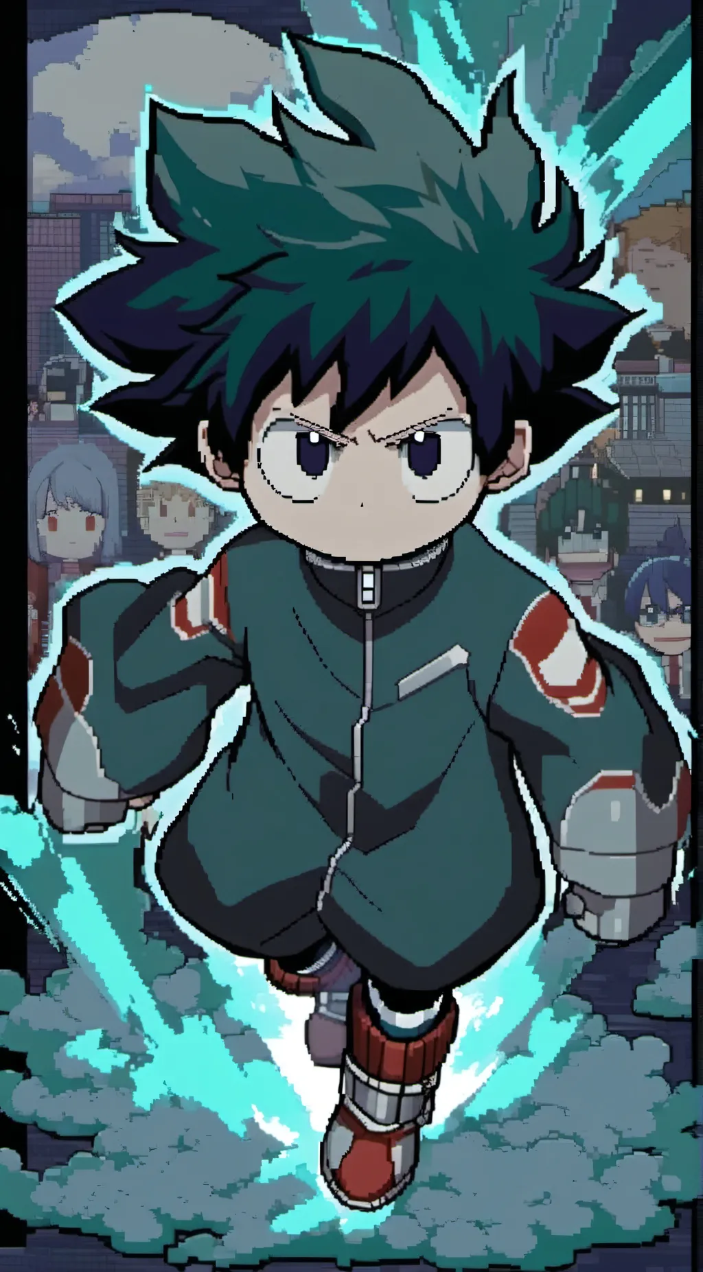 ai character: Mha Among Us background