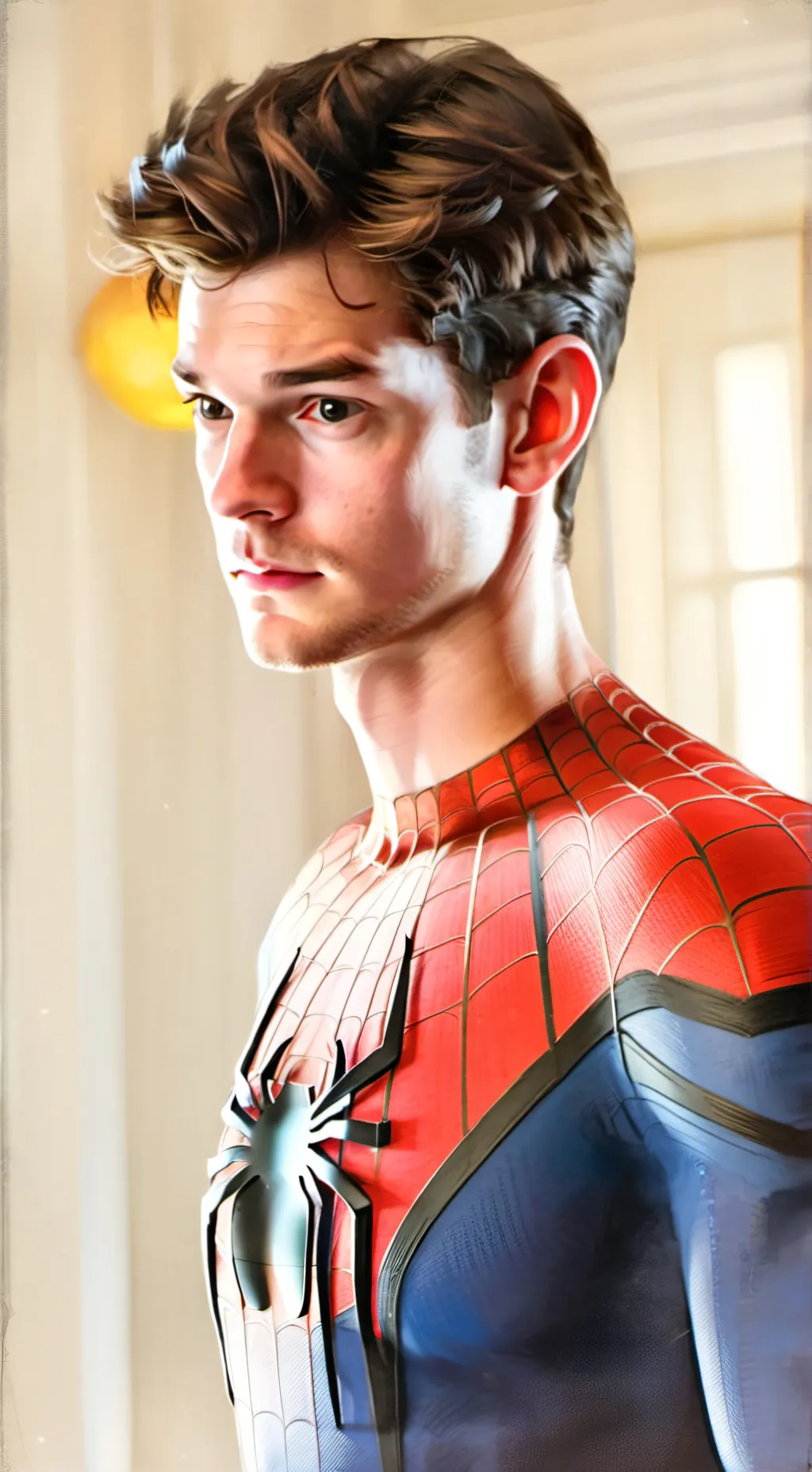 ai character: Peter Parker  background