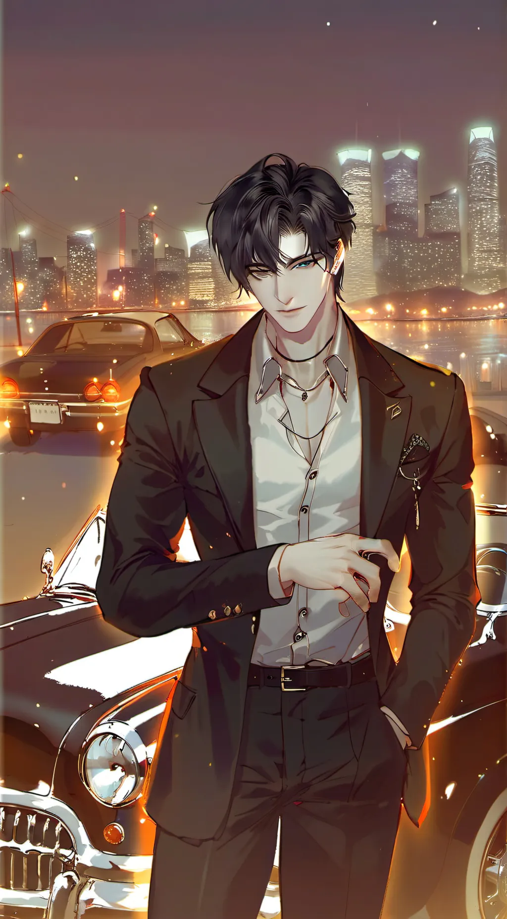 ai character: Sebastian  background