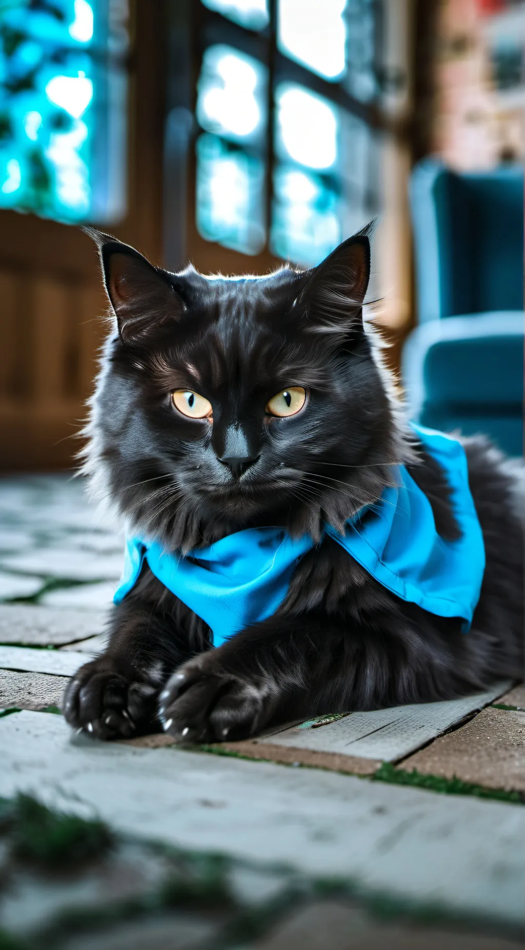 ai character: Talking Kitty Cat background